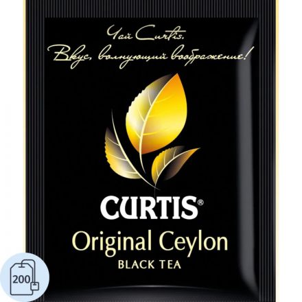 Чай Curtis Original Ceylon Tea черный 200 пакетиков Чай Curtis Original Ceylon Tea черный 200 пакетиков