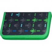 Пенал №1School Robot, 1 секц., 190x110x20мм, ткань