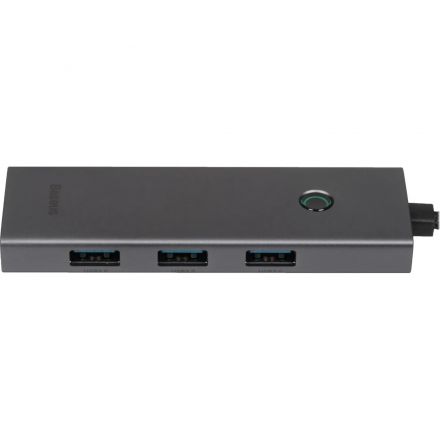 Разветвитель USB Baseus UltraJoy 4-Port Sp.Grey USBA-3.0+C B0005280B811-04 Разветвитель USB Baseus UltraJoy 4-Port Sp.Grey USBA-3.0+C B0005280B811-04