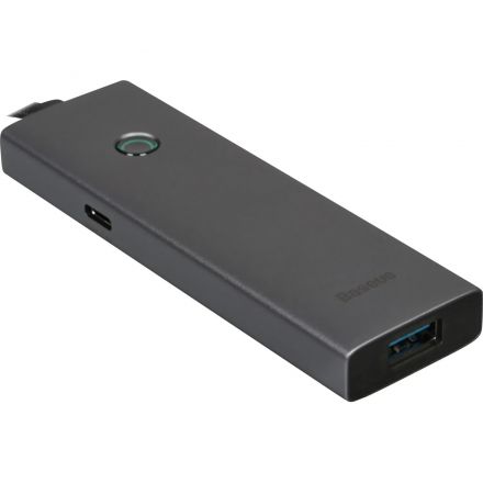 Разветвитель USB Baseus UltraJoy 4-Port Sp.Grey USBA-3.0+C B0005280B811-04 Разветвитель USB Baseus UltraJoy 4-Port Sp.Grey USBA-3.0+C B0005280B811-04