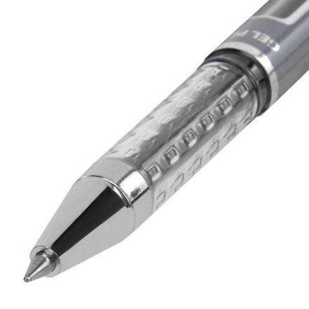 Ручка гелевая BRAUBERG "GEL ONE", ЧЕРНАЯ, стандартный узел 0,5 мм, линия письма 0,35 мм, 144037