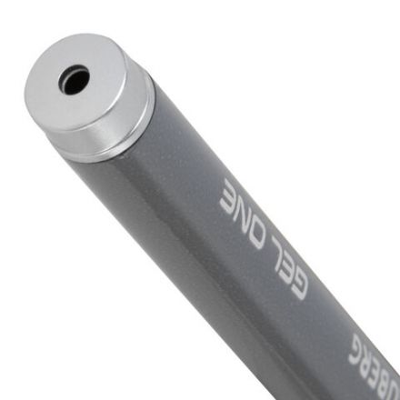 Ручка гелевая BRAUBERG "GEL ONE", ЧЕРНАЯ, стандартный узел 0,5 мм, линия письма 0,35 мм, 144037