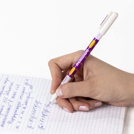 Ручка стираемая гелевая ЮНЛАНДИЯ ПИШИ-СТИРАЙ, СИНЯЯ, корпус двухцветный, линия письма 0,35 мм, 143240 Ручка стираемая гелевая ЮНЛАНДИЯ ПИШИ-СТИРАЙ, СИНЯЯ, корпус двухцветный, линия письма 0,35 мм, 143240