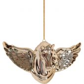 Игрушка Украшение НГ подвесное из фарфора / 5,6x4,8x9,7см арт.94960