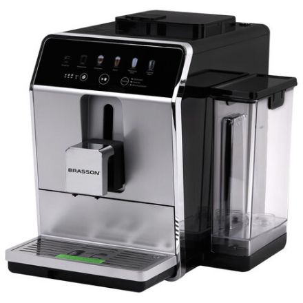 Кофемашина автоматическая BRASSON (БРАССОН) ACM-1592A, дисплей, капучинатор, 6 напитков, 1450 Вт, 20 бар, 457886