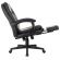 Кресло офисное CH-868N-BF, синхромеханизм, подставка для ног, экокожа, черное, 2018358