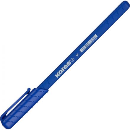 Ручка шариковая неавтомат. KORES K0R-M SuperSlide 0,5син,масл,рез.кор Ручка шариковая неавтомат. KORES K0R-M SuperSlide 0,5син,масл,рез.кор