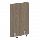 R-line Перегородка на металлических опорах, на роликах DP.R-100-150 Вяз/Серый металл 1000*18*1500