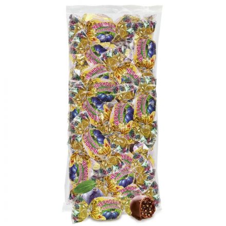 Конфеты шоколадные Кремлина чернослив в шоколаде с миндалем, 1кг