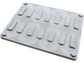 Крышка для BoxPallet 1225х825х80 мм серая (cm)