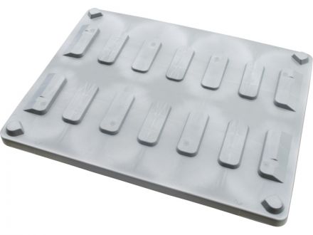 Крышка для BoxPallet 1225х825х80 мм серая (cm)