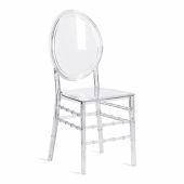 Стул MEDALION (mod. 921) пластик, 39 х 49 х 90,5 см, Transparent (Прозрачный)