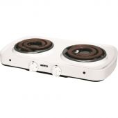 Плита настольная электрическая Мечта 212Т, 2-х конф, ТЭН-конфорки, белая