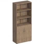 Шкаф ST_Комфорт для документов полузакрытый дуб шамони темный К.371 ШТ Шкаф ST_Комфорт для документов полузакрытый дуб шамони темный К.371 ШТ