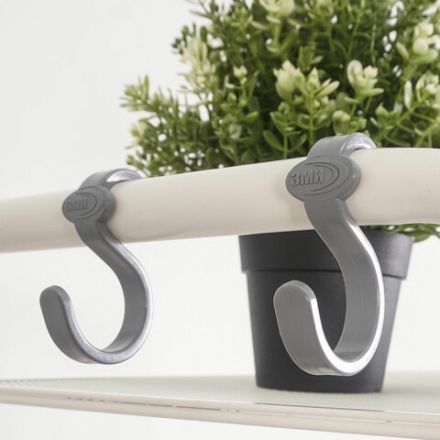 Стеллаж на металлокаркасе "Валенсия-25", 655х300х1555 мм, 5 полок, белый, СТВ25 Б