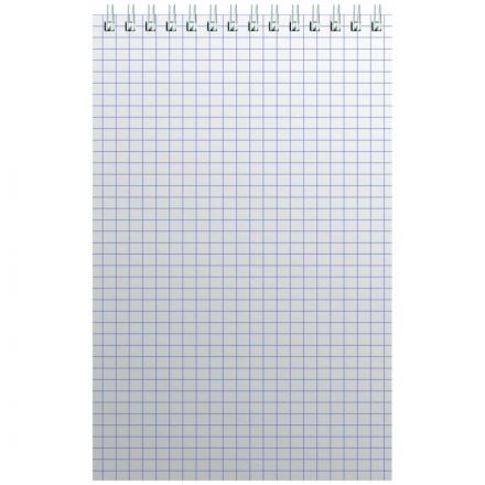 Блокнот Альт Офис 1 А5 60 листов бордовый в клетку на спирали (127х203 мм)