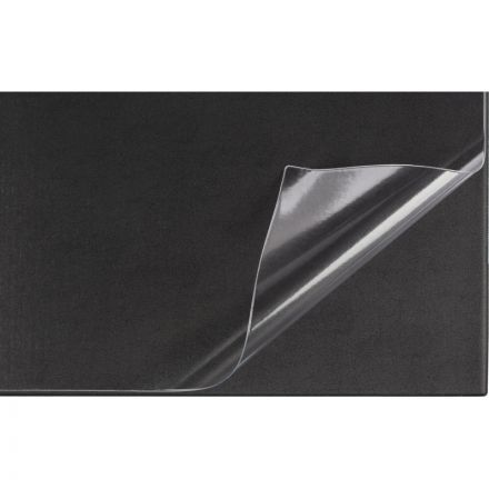 Коврик на стол Attache 380х590 мм черный (с прозрачным верхним листом)