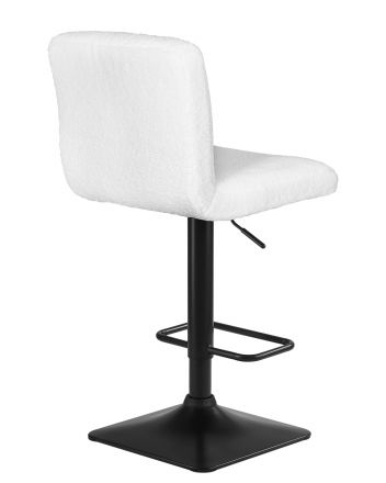 Стул барный DOBRIN LEO, белое букле
