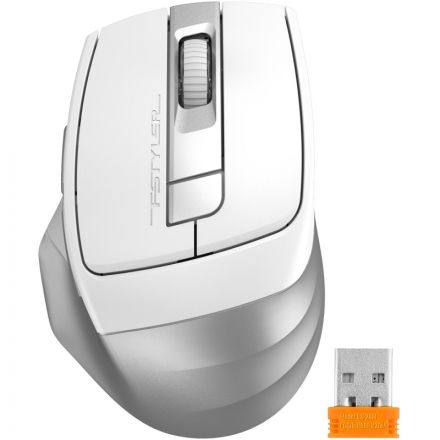 Мышь компьютерная A4Tech Fstyler (FB35C ICY WHITE) оптич/2400dpi/6but