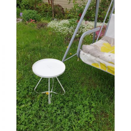 Стол журнальный EL_Sheffilton SHT-CT3 белый муар (241642/Сж-73) Стол журнальный EL_Sheffilton SHT-CT3 белый муар (241642/Сж-73)