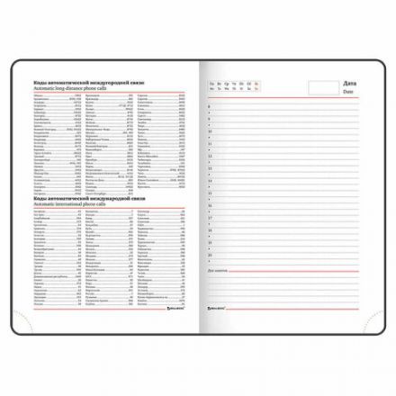 Ежедневник недатированный А5 (138х213 мм), BRAUBERG VISTA, под кожу, гибкий, 136 л., "Calligraphy", 112040