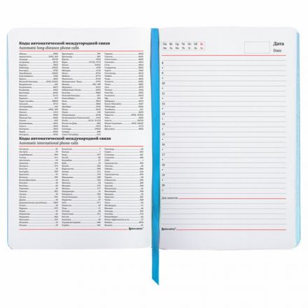 Ежедневник недатированный А5 (138х213 мм), BRAUBERG VISTA, под кожу, гибкий, 136 л., "Calligraphy", 112040