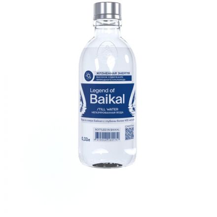 Вода питьевая LEGEND of BAIKAL природная негаз.,0,33л стекло (U)