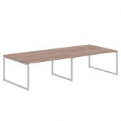 Стол 4-х местный XQWST 3214 Дуб Сонома/Алюминий 3206х1406х750