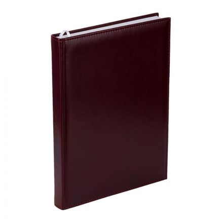 Ежедневник недатированный Attache Каньон искусственная кожа A4 176 листов бордовый (202x272 мм)
