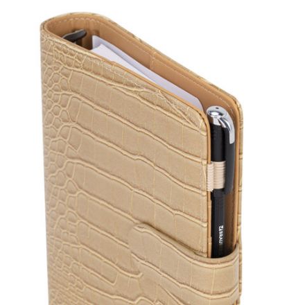 Ежедневник-органайзер недатированный B6 150x190 мм BRAUBERG "Comodo", под кожу, 160 л., бежевый, 116206