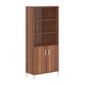 Шкаф высокий с глухими малыми дверьми B 430.2 Орех Даллас 900х450х2054 BORN Шкаф высокий с глухими малыми дверьми B 430.2 Орех Даллас 900х450х2054 BORN