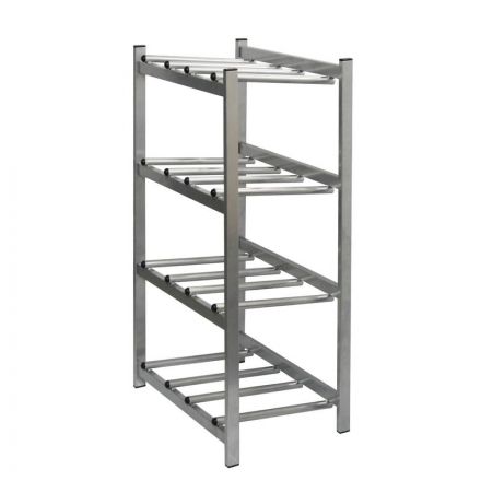 Стеллаж для воды Бомис-8 на 8 тар металлик 640x440x1155 мм