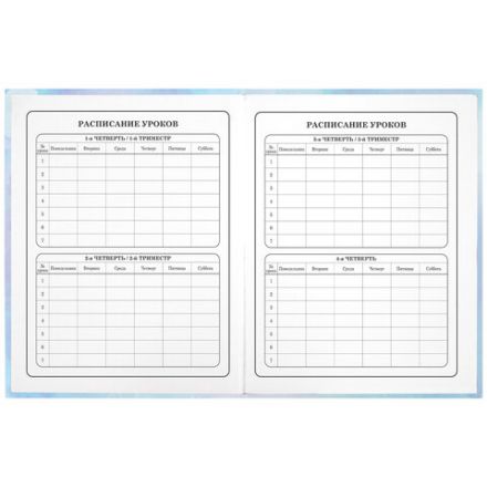 Дневник 1-4 класс 48 л., твердый, ЮНЛАНДИЯ, блестки, с подсказом, "Фея", 106608