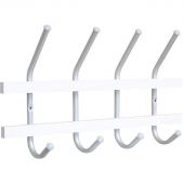 Вешалка настенная EL_Sheffilton SHT-WH11 белый/алюм.металлик (963117/В2-99)