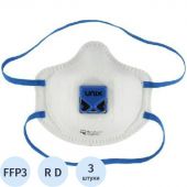 Полумаска фильтрующая UNIX Air 113V FFP3 R D 3шт/уп