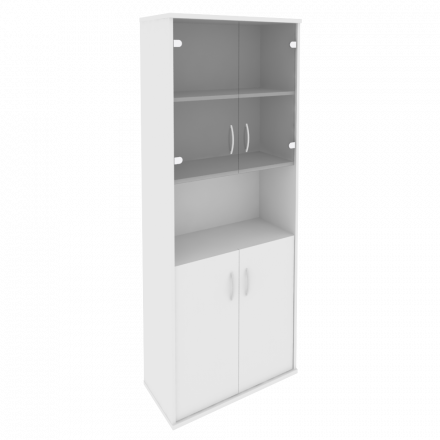 Riva Шкаф высокий широкий А.СТ-1.4 Белый 770*365*1980