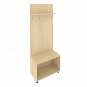 Light Вешалка с багажницей С-ВБ-80 Акация 800*400*2050 Light Вешалка с багажницей С-ВБ-80 Акация 800*400*2050