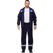 Костюм рабочий летний муж. л16-КБР с СОП син/вас (р.64-66) 182-188