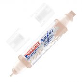 Маркер акриловый двусторонний 3D Edding 5400/255. Телесный/Warm beige Маркер акриловый двусторонний 3D Edding 5400/255. Телесный/Warm beige