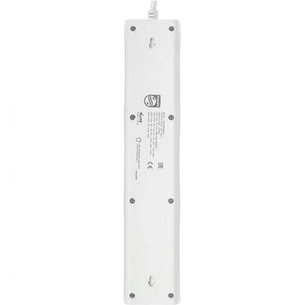 Сетевой фильтр Philips CHP4346WB/51 4р/3м с USB, 10А, белый