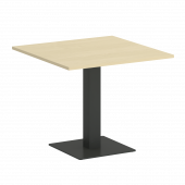 Home Office Стол квадратный VR.SP-5-90.2 Клён/Антрацит металл 900*900*750