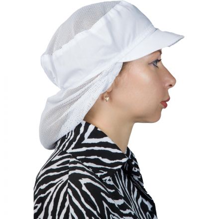 Кепи для пищевого пр-ва (женское) с сеткой