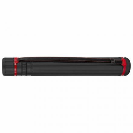 Тубус для чертежей телескопический, длина 64-100 см, формат А0, диаметр 8,5 см, с ремнем, черный, BRAUBERG, 271256