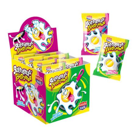 Десерт желейный "Яичница-Болтунья", 24 г, КАНДИ КЛАБ, JEL059-1 Десерт желейный "Яичница-Болтунья", 24 г, КАНДИ КЛАБ, JEL059-1