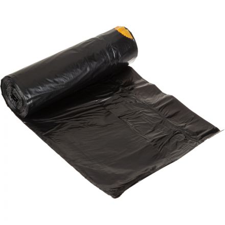 Мешки для мусора ПВД 35л 25мкм 10шт/рул черн50х58см, Стандарт, с завязк Мешки для мусора ПВД 35л 25мкм 10шт/рул черн50х58см, Стандарт, с завязк