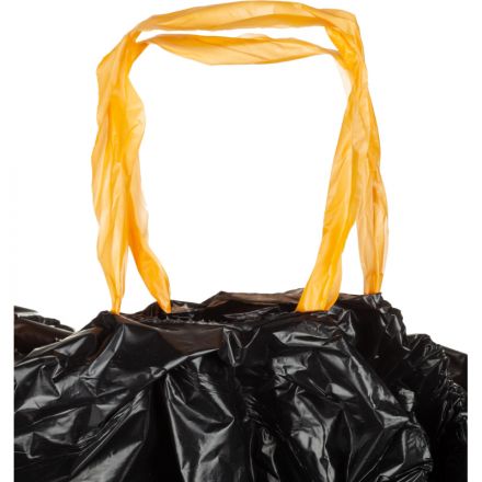 Мешки для мусора ПВД 35л 25мкм 10шт/рул черн50х58см, Стандарт, с завязк Мешки для мусора ПВД 35л 25мкм 10шт/рул черн50х58см, Стандарт, с завязк