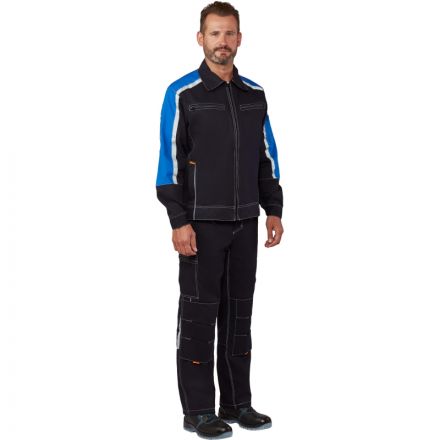 Костюм рабочий летний муж л34-КПК т.син/вас(100%х/б) р.60-62/182-188 (Джет)