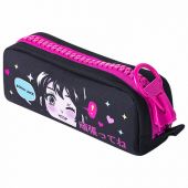 Пенал BRAUBERG с объемной "тракторной" молнией, 1 отделение, ткань, 22х8х6,5 см, "Anime girl", 271566 Пенал BRAUBERG с объемной "тракторной" молнией, 1 отделение, ткань, 22х8х6,5 см, "Anime girl", 271566