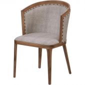 Стул Bizotti (540х610х830) орех темный/ткань nobile