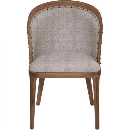 Стул Bizotti (540х610х830) орех темный/ткань nobile